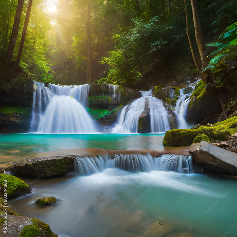 waterfall in the forest