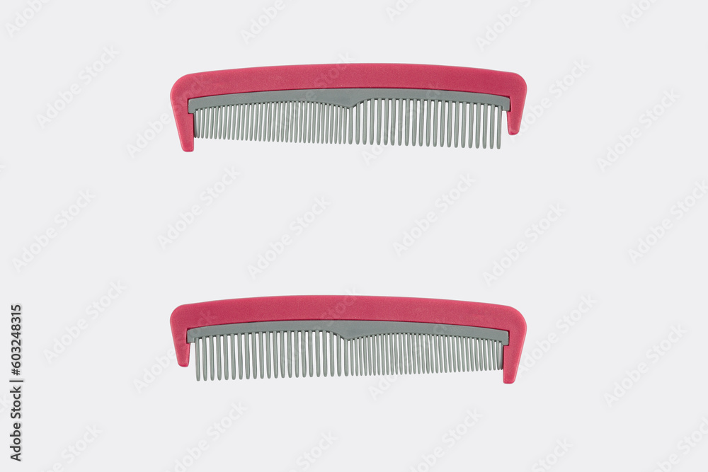 Hair comb isolated on white background Hair comb isolated on white background