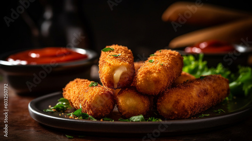 crispy halloumi sticks