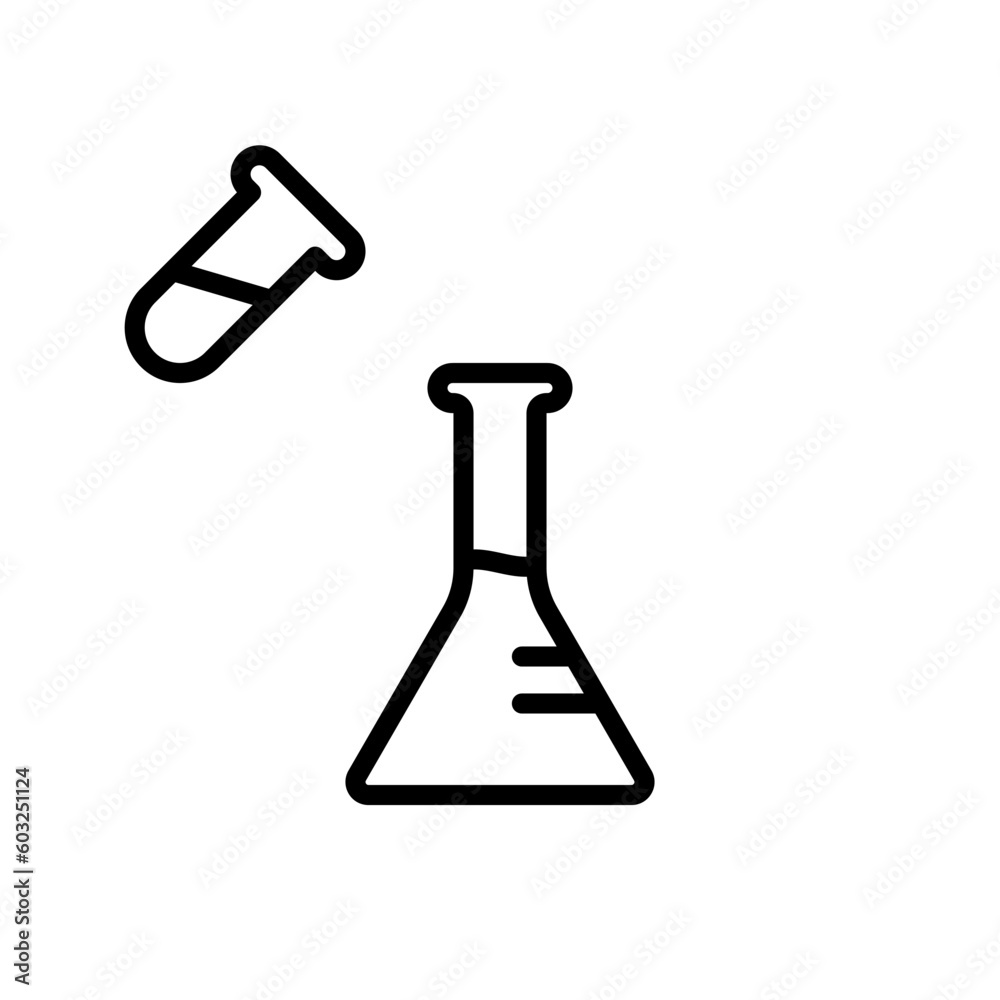 erlenmeyer sign symbol vector erlenmeyer sign symbol vector