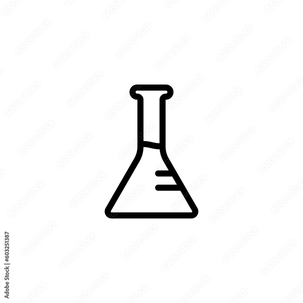 erlenmeyer sign symbol vector erlenmeyer sign symbol vector