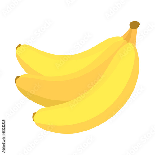 バナナ。フラットなベクターイラスト。
Banana. Flat designed vector illustration.