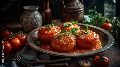 tomatoes stuffed with meat