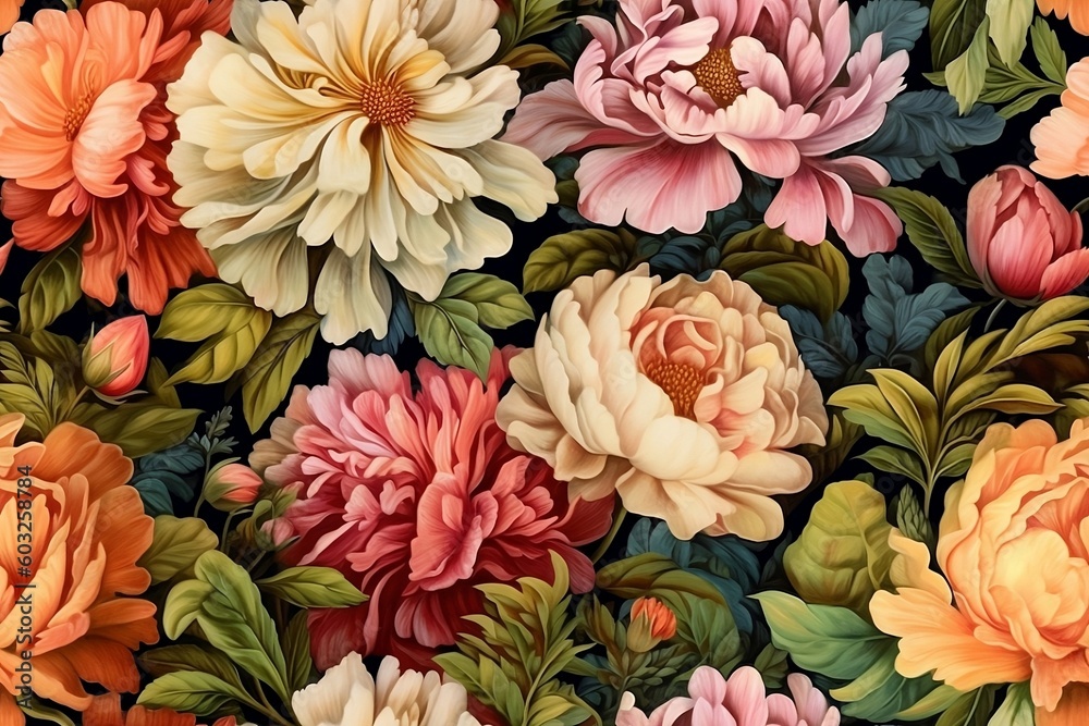 Floral Seamless Pattern Floral Seamless Pattern