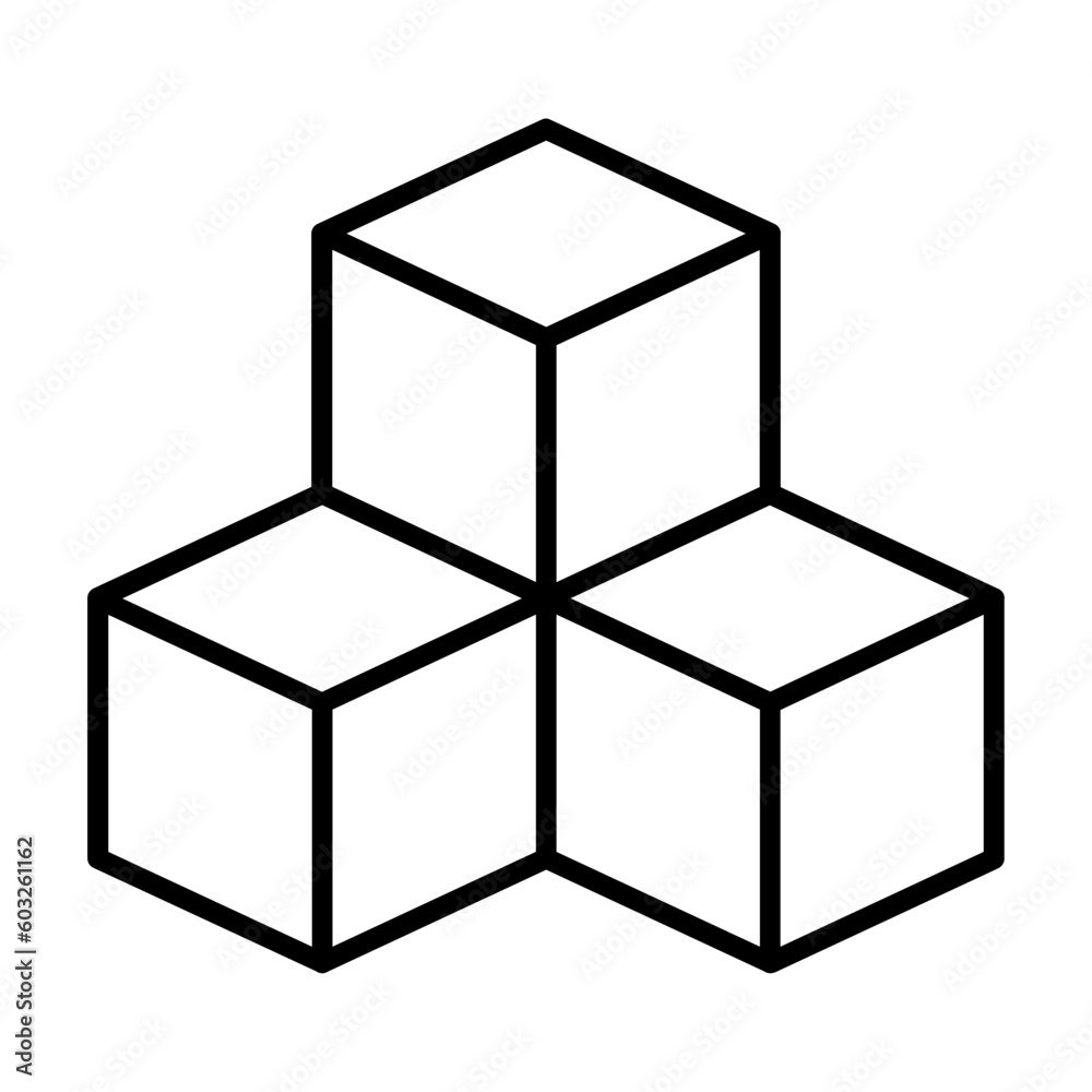 Cubes Icon Cubes Icon
