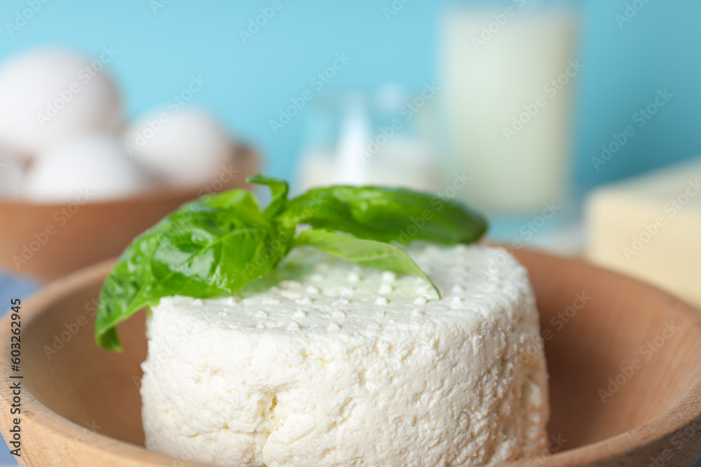 Concept of tasty food - different dairy products Concept of tasty food - different dairy products