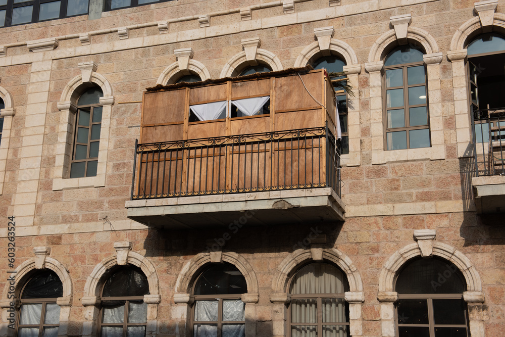 Obraz premium Sukkah in Jerusalem