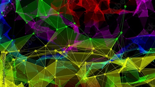 Geometric Abstract Colorful Bakckground