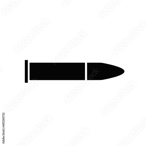 Bullet icon flat style design. Vector illustration.