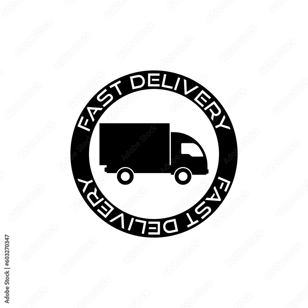 Fast delivery icon isolated on transparent background Fast delivery icon isolated on transparent background