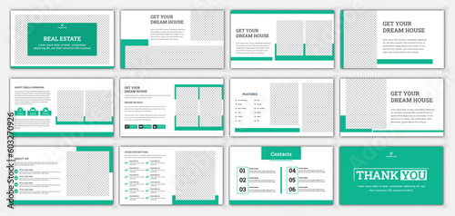  Powerpoint real estate presentation slides editable layout used for infographic and corporate slide business PowerPoint presentation 