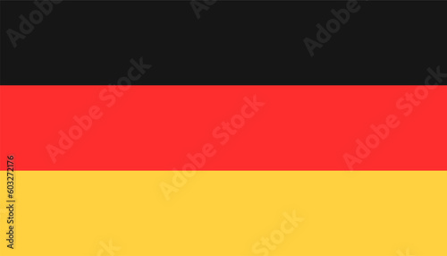 Germany Country Flag Vector Illustration