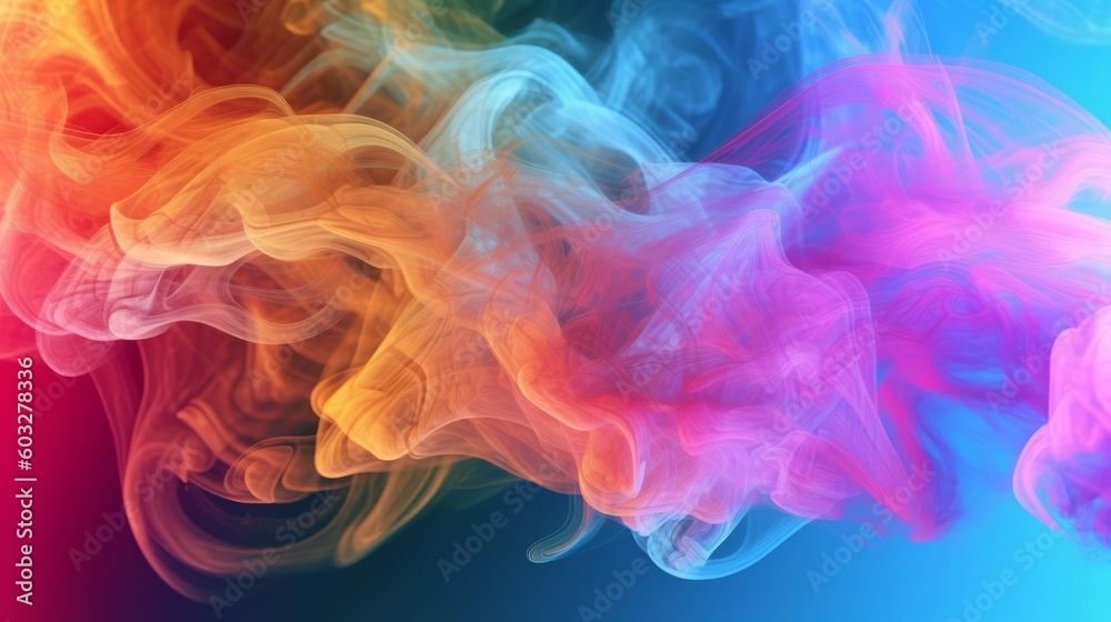 Colorful smoke -  background