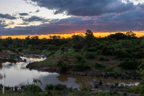 African Sunset in Kruger National Park