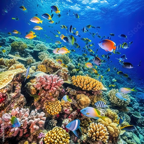 Magnificent underwater world of the tropical ocean. © BRIAN_KINNEY