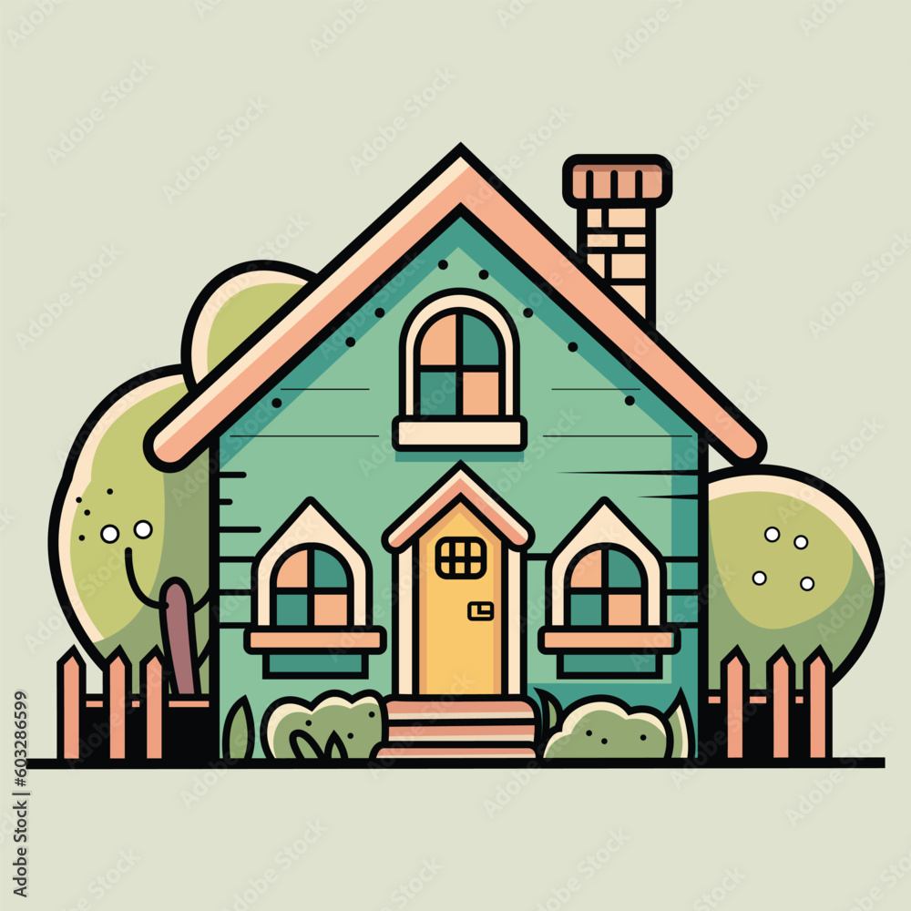 house vector illustration design
