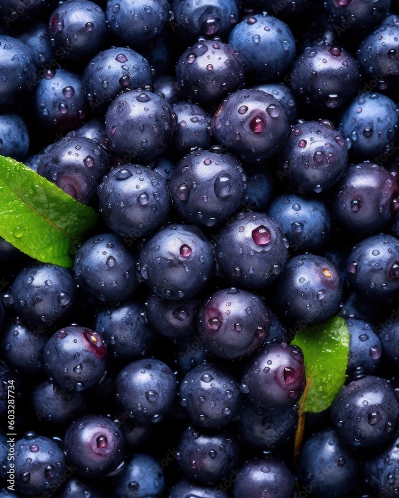 blueberries fresh and wet fullframe blueberries fresh and wet fullframe