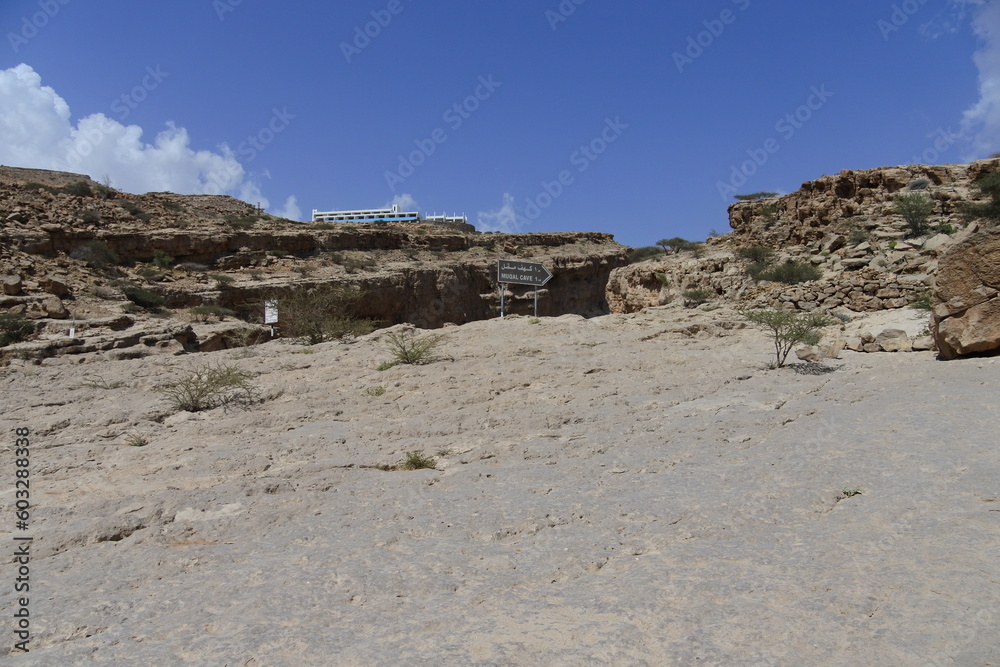 Höhlen im Wadi Bani Khalid im Oman