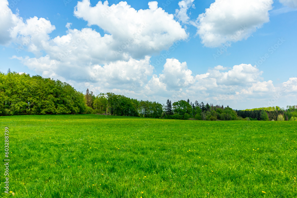 Erste Schritte auf dem Rennsteig zwischen Hörschel und Blankenstein im schönen Frühling - Thüringen - Deutschland Erste Schritte auf dem Rennsteig zwischen Hörschel und Blankenstein im schönen Frühling - Thüringen - Deutschland