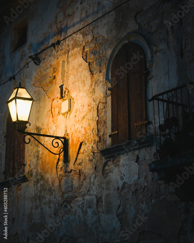 Old street lamp photo