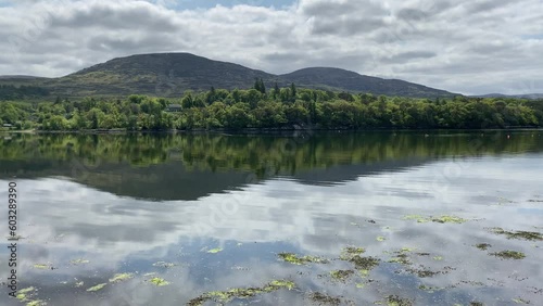 Gentle rippling water in Kenmare bay.