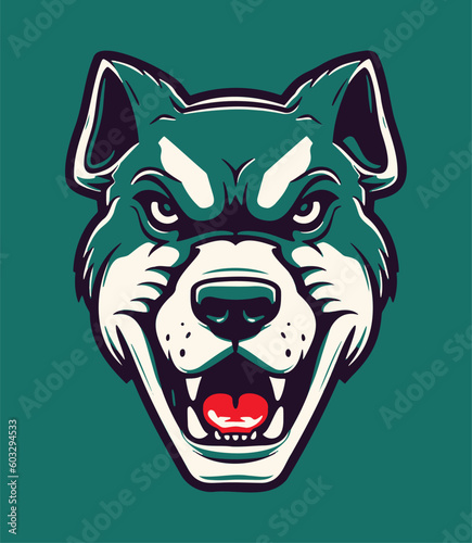 dog head mascot