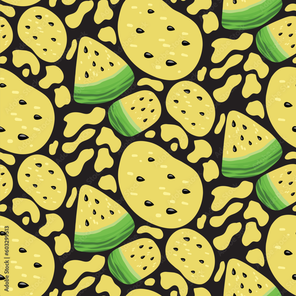 watermelon seamless pattern background textile watermelon seamless pattern background textile
