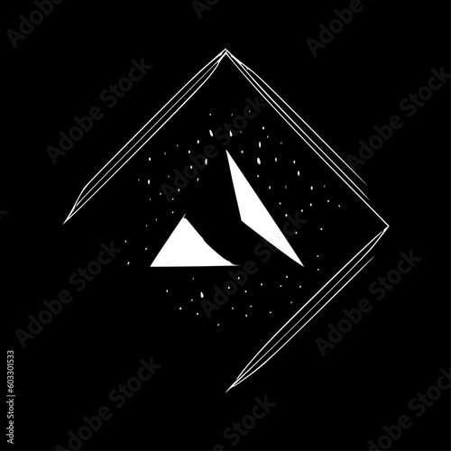 Geometric | Minimalist and Simple Silhouette - Vector illustration