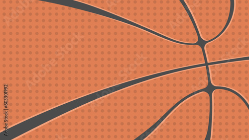 Vibrant vector background with textured basketball design, perfect for wallpapers and media projects
