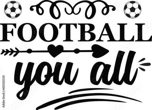 Football SVG design cut files