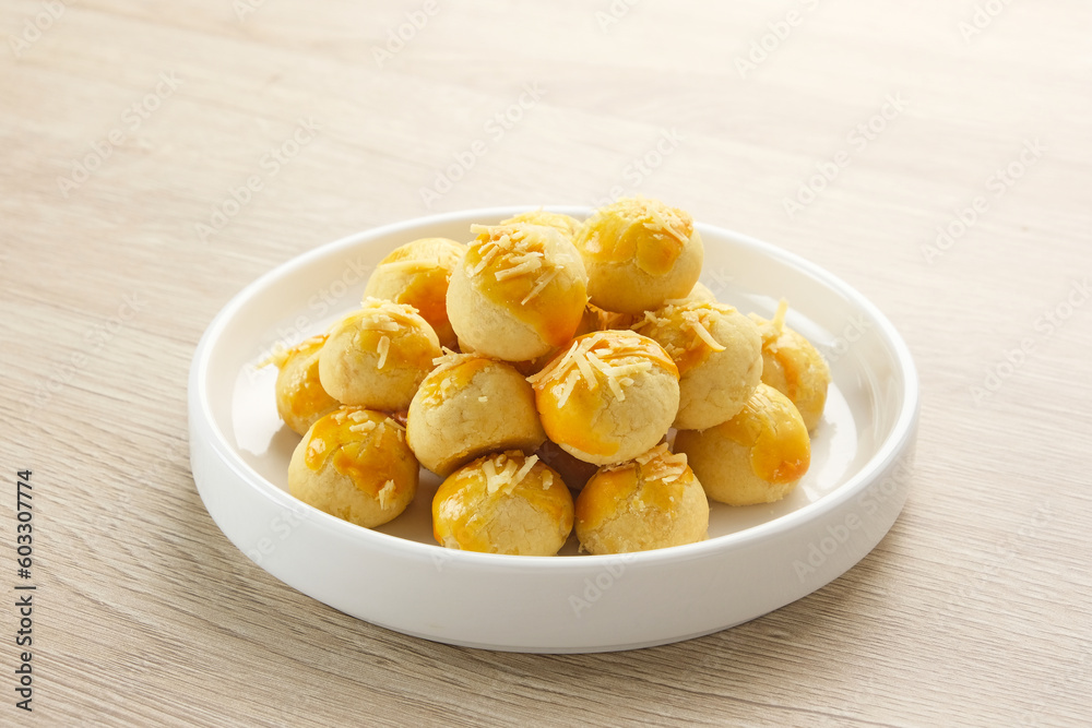Nastar Cookies with pineapple jam inside. Familiar during the month of Ramadan and Idul Fitri.
Nastar Cookies with pineapple jam inside. Familiar during the month of Ramadan and Idul Fitri.