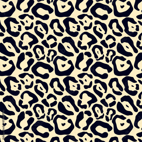 Leopard Skin Print Pattern. Fashionable Animal Skin Texture Background For Fabric, Paper, Textiles