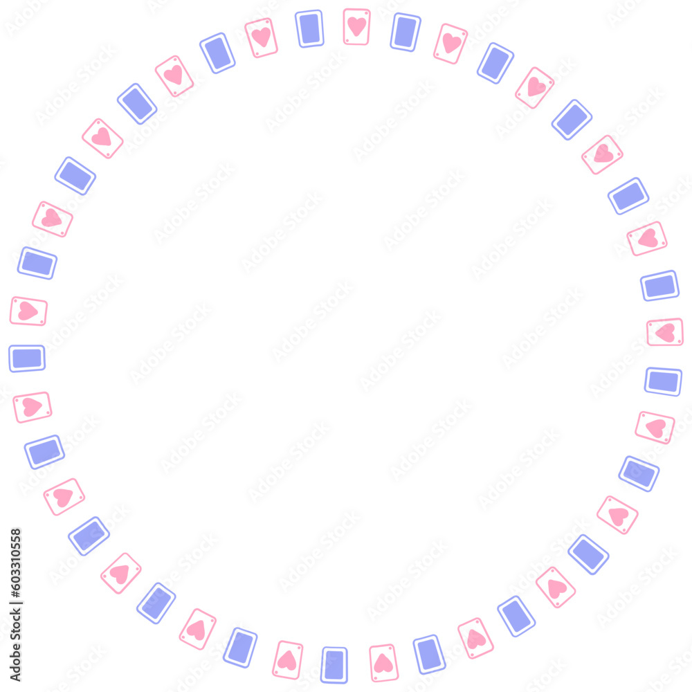 Cute pastel circle border frame Cute pastel circle border frame