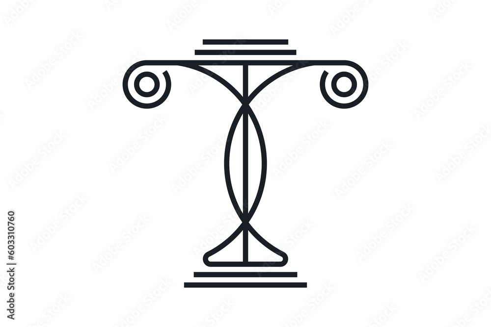 Simple elegant law firm logo , justice logo, black and white background Simple elegant law firm logo , justice logo, black and white background