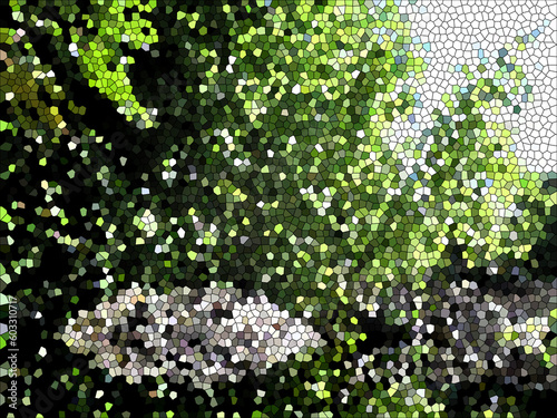 Photography abstract mosaic background
