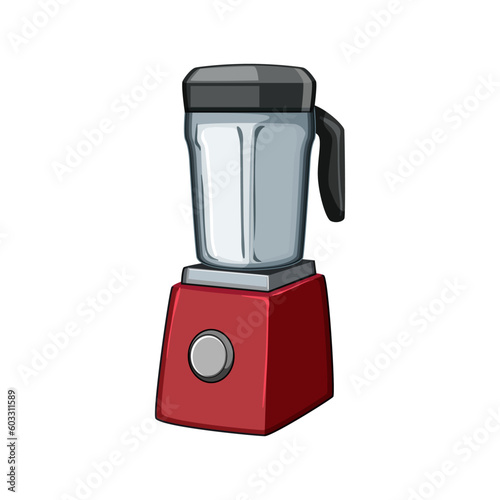 juice blender kitchen cartoon. equipment cooking, juicer mixer juice blender kitchen sign. isolated symbol vector illustration