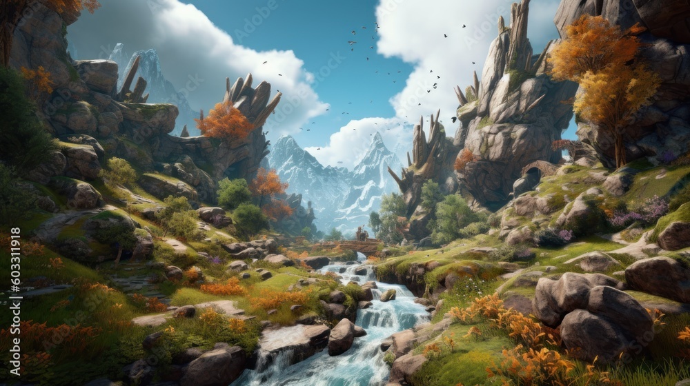 Beautiful Scenery Game Art Beautiful Scenery Game Art
