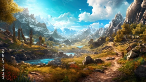 Beautiful Scenery Game Art