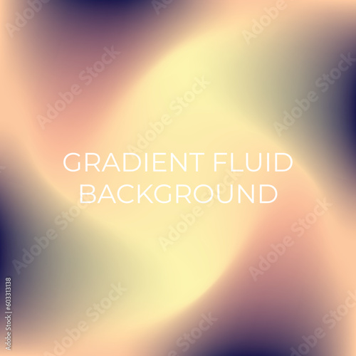 Gradient Fluid with Dark Blue Cream and Pink Background Design