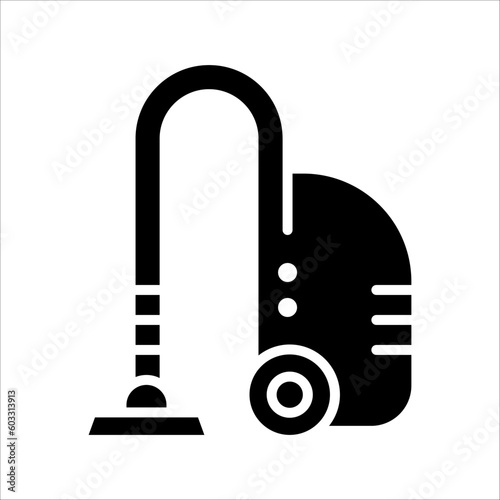 Solid vector icon for vacuum cleaner which can be used various design projects.