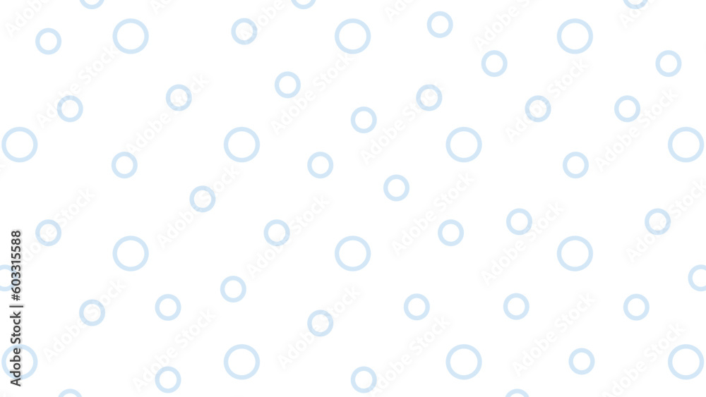 White background with blue circles