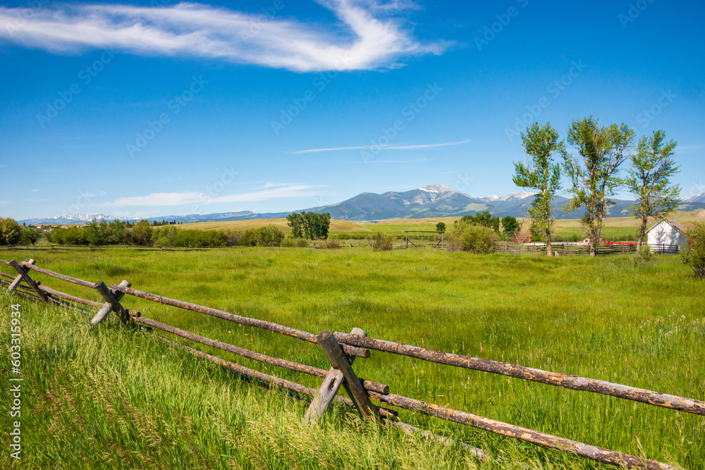Wide Open Field at Grant-Kohrs Ranch National Historic Site