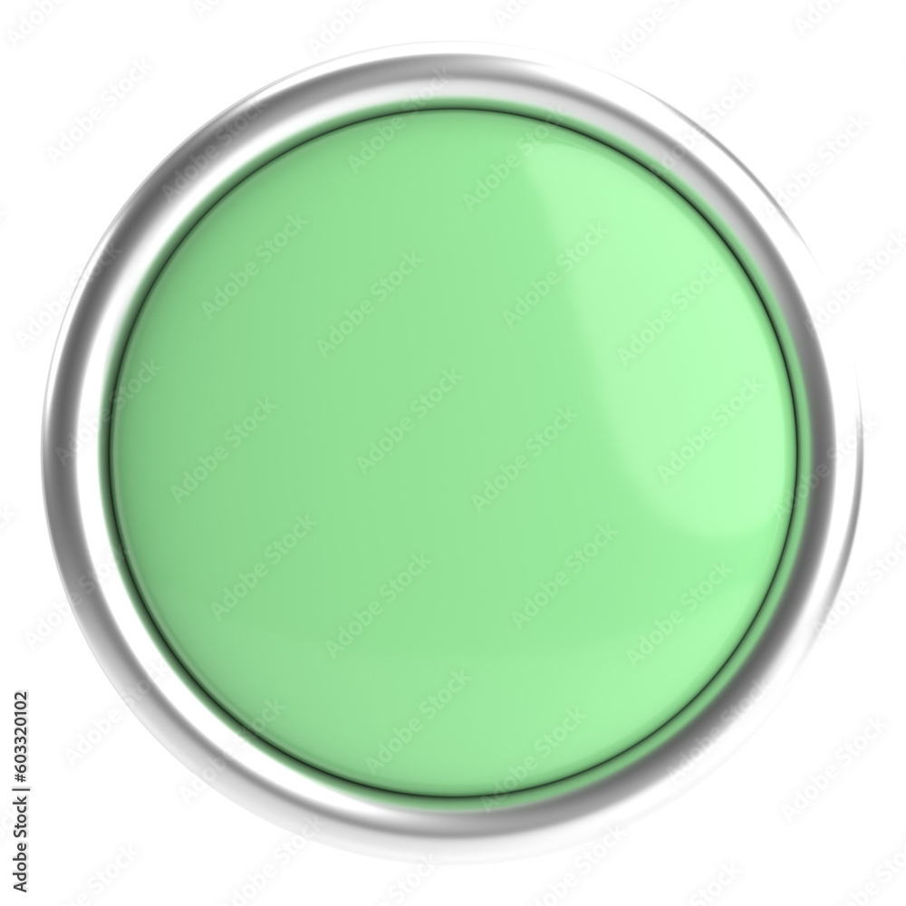 3D circle button. Empty button. 3D illustration. 3D circle button. Empty button. 3D illustration.