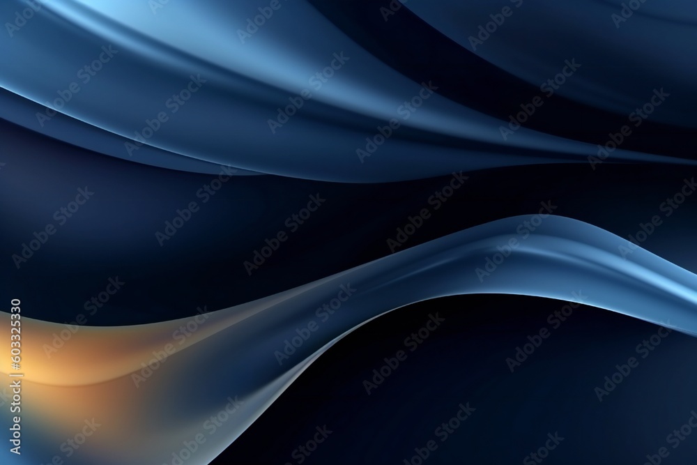Fototapeta premium Clean Elegant Modern Business Presentation Background with Wave Flow Element Generative AI 