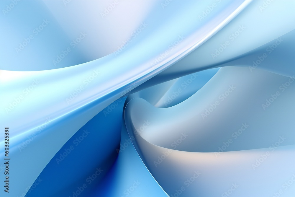 Obraz premium Clean Elegant Modern Business Presentation Background with Wave Flow Element Generative AI 