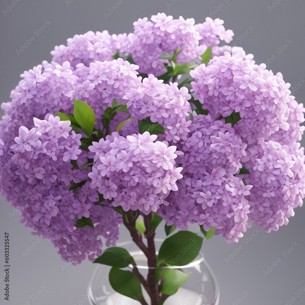 bouquet of lilac in a vase, blooming lilac bouquet of lilac in a vase, blooming lilac