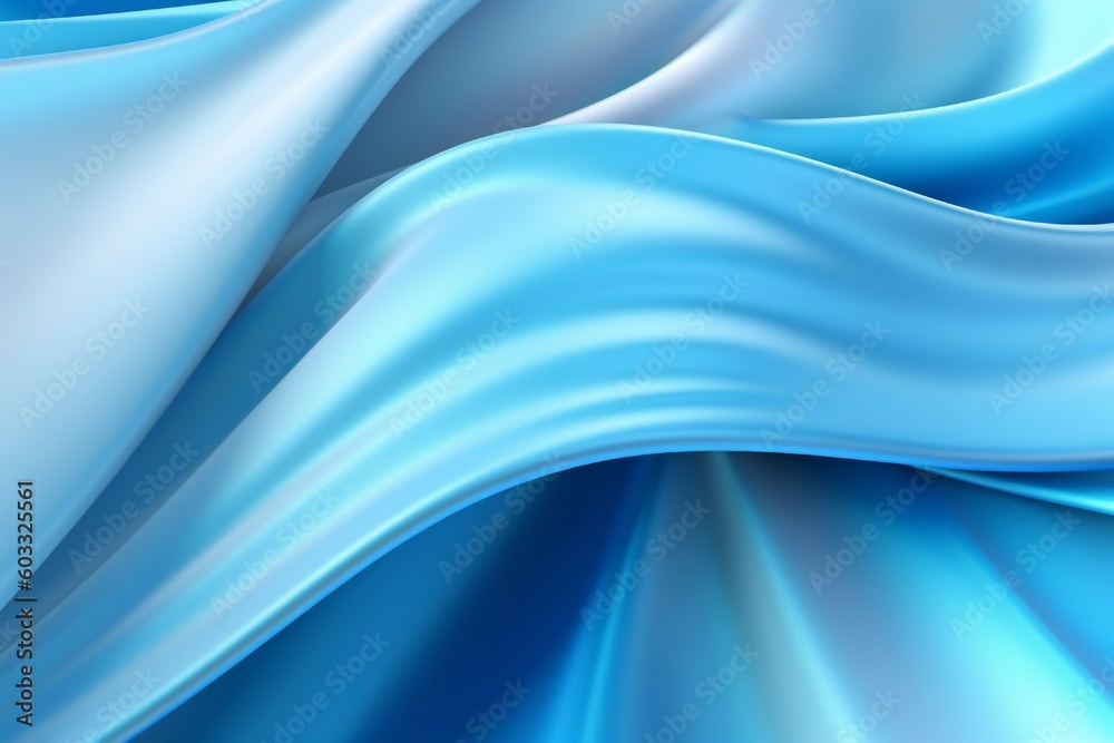 Obraz premium Clean Elegant Modern Business Presentation Background with Wave Flow Element Generative AI 