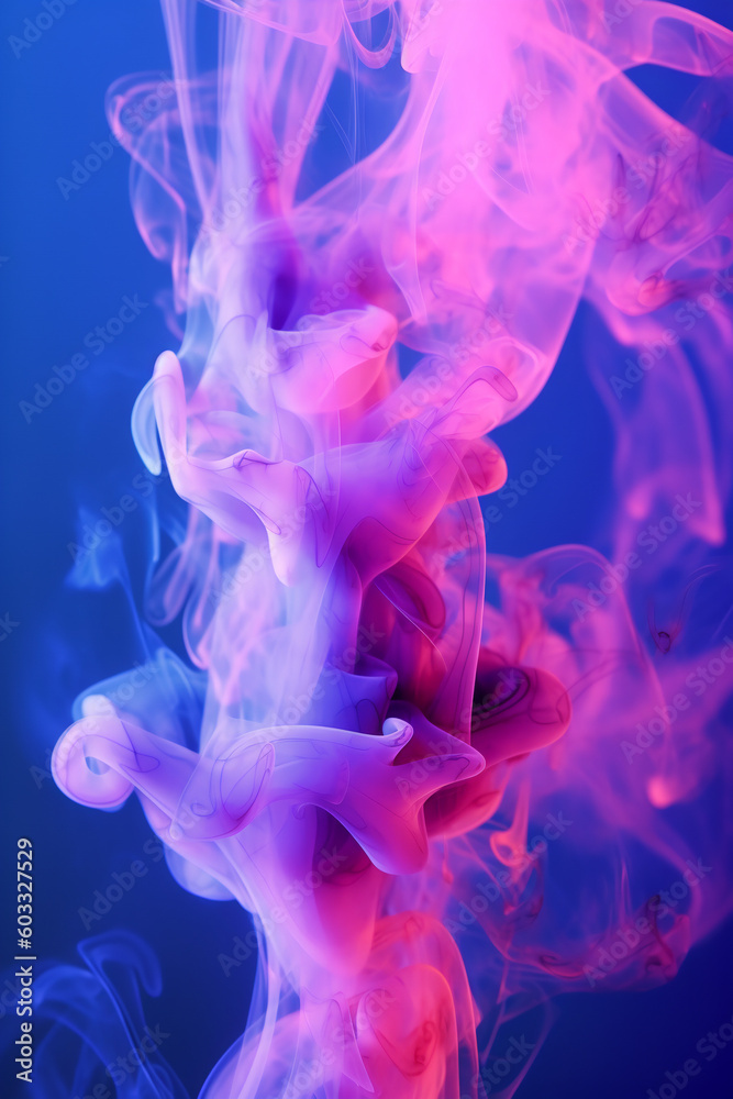 Pink Blue & Purple Colorful Smoke Background, Wallpaper Pink Blue & Purple Colorful Smoke Background, Wallpaper