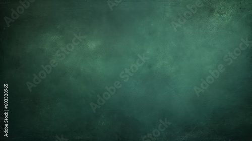 Green chalkboard background. Generative AI