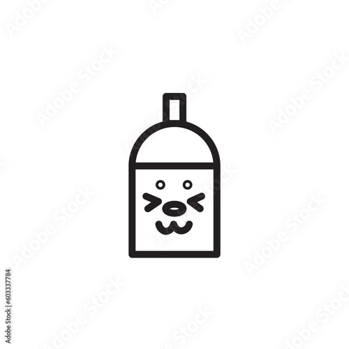 Pet Shampoo Soap Outline Icon